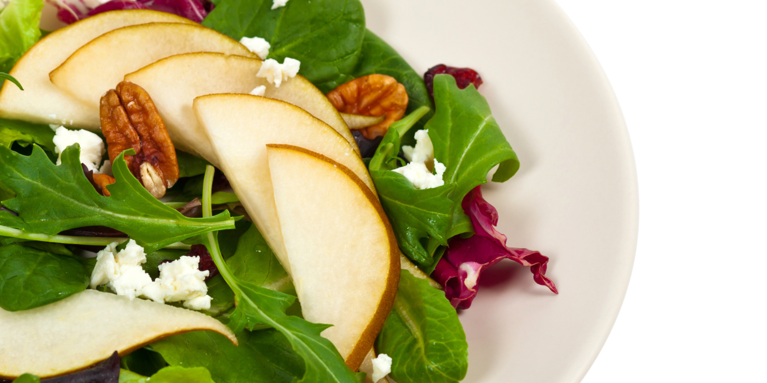 Ensalada de pera y almendras