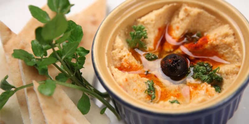 Receta de hummus de garbanzos