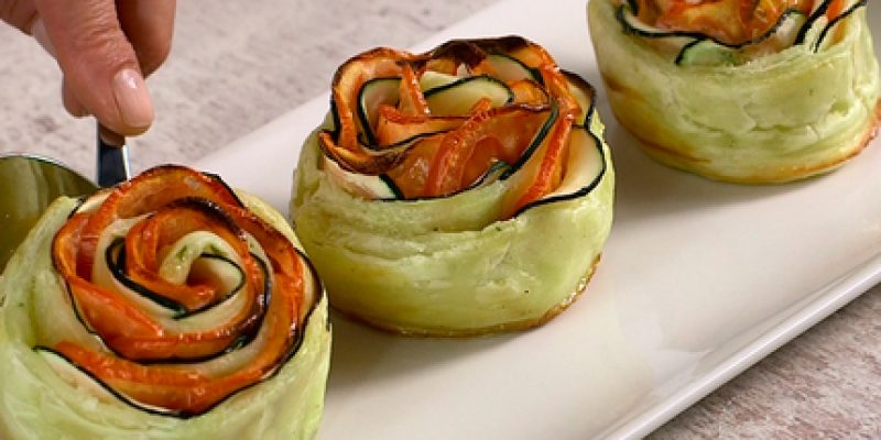 Rosas de calabacín
